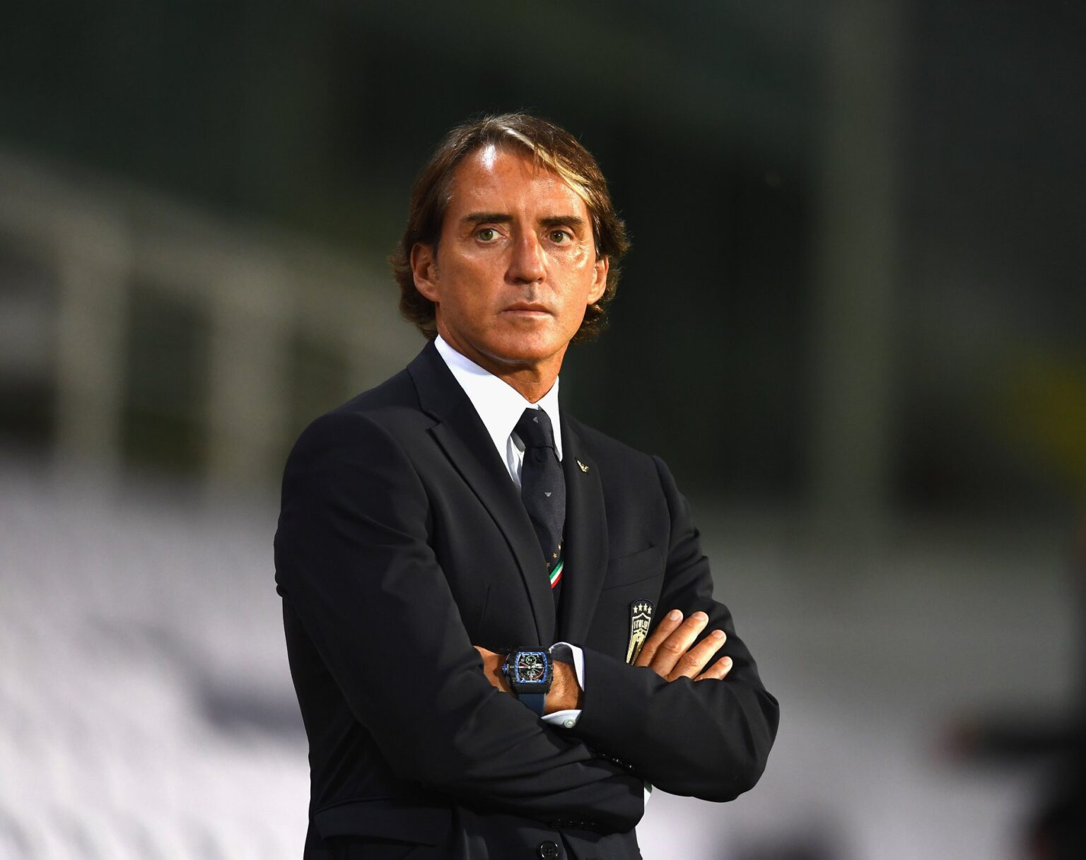 Тренер сборной Италии по футболу Роберто Манчини